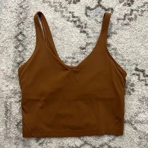 Lululemon Align tank top on roasted brown size 8